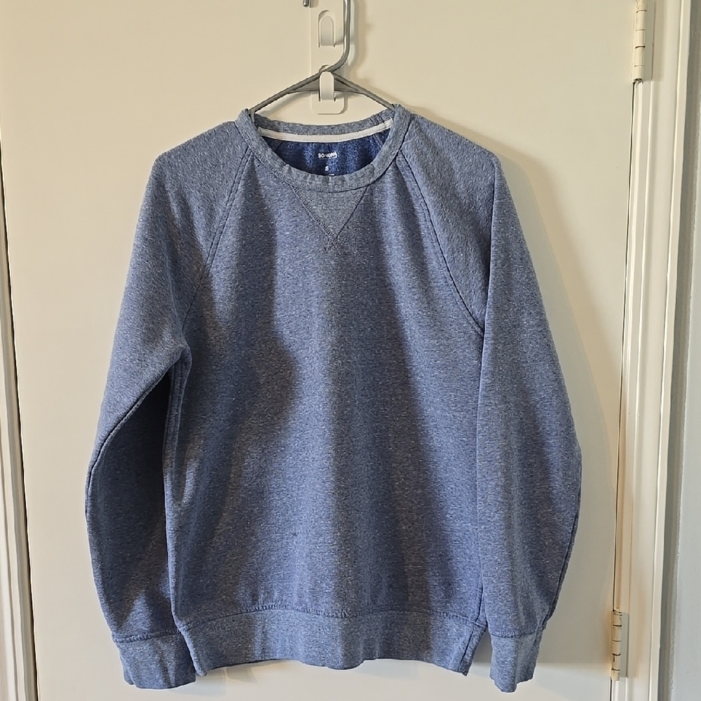 Blue Crewneck Men's Sweater